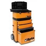 Beta C41H Two – Module Tool Trolley Cabinet Orange