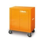 BETA C49 ‘ GREY ‘ MOBILE 2-DOOR CABINET