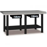 BETA C56 GREY 2 METRE HEAVY DUTY WORKBENCH WITH STEEL WORKTOP