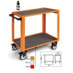 Beta CP51 2-Level Mobile Workshop Tool Trolley Red