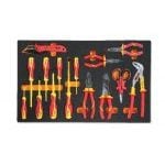 Beta M161 15 Piece VDE 1000V Insulated Screwdrivers, Pliers & Cutting Set Supplied In Foam Module