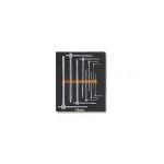 Beta M69 9 Piece Metric T-Handled Hexagon Key Set Supplied in Foam Module 2.5-14mm