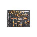 Beta MB37 52 Piece Pliers, Socket & Accessory Set Supplied in Foam Module