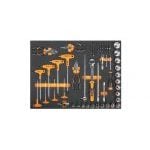 Beta MB38 80 Piece T-Handled Hex key, Pliers, Socket & Accesorry Set Supplied in Foam Module