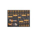 Beta MB45 29 Piece Screwdriver, Plier & Hexagon Key Set Supplied in Foam Module