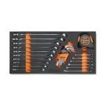 Beta MC12 26 Piece Spanner, Tape Measure & Hexagon Key Set Supplied in Foam Module