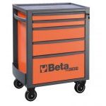Beta RSC24/5 5 Drawer Mobile Roller Cabinet Orange