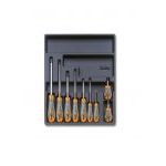 Beta T161 9 Piece Stubby & Standard Phillips Screwdriver Set in Plastic Module Tray