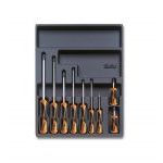 Beta T168 9 Piece Phillips Screwdriver Set in Plastic Module Tray
