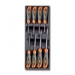 Beta T177 8 Piece Tamper Proof Torx Screwdriver Set in Plastic Module Tray T9-T40