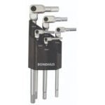 Bondhus 00025 Hex-Pro Pivot Head Hexagon Key Wrench Set 3-8mm