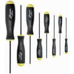 Bondhus BSX8S 8 Piece Ball End Hexagon Screwdriver Set 0.050 – 5/32" AF