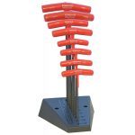 Bondhus BTX80M/S 8 Piece Ball Ended T-Handle Hexagon Key Set 2-10mm