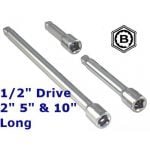 BRITOOL HALLMARK 3 Pce. 1/2" Dr. WOBBLE EXTENSION BAR SET