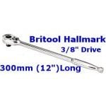BRITOOL HALLMARK 3/8" Dr. LONG REACH RATCHET 300mm Long