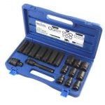Britool Hallmark LHMPSET18 18 Piece Metric Impact Socket Set – Std & Deep