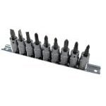 Britool Hallmark M2BPHPZSL9 3/8" Drive Slot/Pozi/Phillips Bit Socket Set
