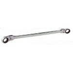 Britool Hallmark RRFXL1719 Extra Long Flexible Ratchet Ring Spanner 17 x 19mm – 412mm Long