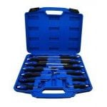 Britool Hallmark SDSET12 12 Piece Hammer Through Impact Head Screwdriver Set – Slot/Phillips