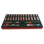 Britool Hallmark SSET32 32 Piece 1/4" Drive Socket & Accessory Set 4 – 14mm