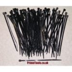 CABLE TIES 2.5mm x 100mm (BLACK) (Pack quantity 5 x 1000)