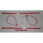 CABLE TIES 4.8 x 200mm RED (Pack quantity 200)