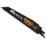 Dewalt DT2307L X2 EXTREME Wood & Nail Reciprocating Saw Blades 6 TPI (x5)