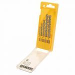 DeWalt DT6952 5 Piece Masonry Drill Bit Set 4-10mm for Brick Block Stone Tile