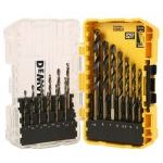 DeWalt TSTAK DT70728 19pc H.S.S. Black & Gold Drill Bit Set
