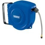 Draper 15047 12m Retractable Rewind Wall Mounted Air Compressor Hose Reel
