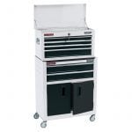 Draper 19576 6 Drawer 24" Combined Roller Cabinet & Tool Chest – White