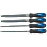 Draper 44962 4 Piece Soft Grip Engineers File Set 200mm / 8"