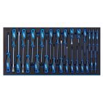 Draper 63406 27 Piece Soft Grip Screwdriver Set With Full Drawer EVA Insert Tray