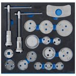 Draper 63517 18 Piece Caliper Wind Back Kit with 1/2 Drawer EVA Insert Tray