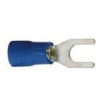 ELECTRICAL TERMINALS (CRIMPS) 5.3mm FORK – BLUE (Qty.100)