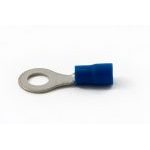 ELECTRICAL TERMINALS (CRIMPS) 6.4mm RING – BLUE (Qty.100)