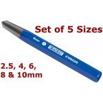 Expert by Facom CPSET5 5 Piece Centre Punch Set 2.5-10mm