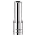 Expert by Facom E030222 1/4" Dr. Long 12 Point Socket 12mm