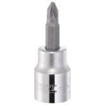 Expert by Facom E030923 3/8" Dr. Pozidriv Screwdriver Bit Socket PZ2