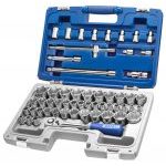 Expert by Facom E032909 55 Piece 1/2" Dr. Metric and AF Socket and Accessory Set