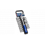 Expert by Facom E032942 18 Piece 1/2" Drive Socket Set 8-23mm Supplied On Rack