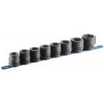 Expert by Facom E041647 1" Drive 8 Piece Hexagon (6-Point) Impact Socket Set 27-50mm