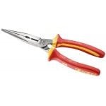 Expert by Facom E050409 VDE 1000V Insulated Electricians 1/2 round Long Straight Nose Pliers 200mm