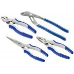 Expert by Facom E080817 4 Piece Pliers Set – Combination, Half-Round, Slip-Joint & Snips
