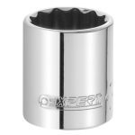 Expert by Facom E117062 1/2" 12 Point Standard Socket – 19mm