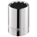 Expert by Facom E117080 1/2" 12 Point Standard Socket – 7/8"