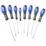 Expert by Facom E160907 8 Pce. Screwdriver Set – Slotted/Pozi/Phillips