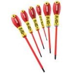 Expert by Facom E160911 6 Pce VDE Insulated Screwdriver Set -Slot/Pozi