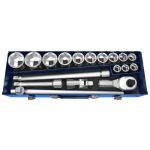 Expert by Facom E194683 18 Piece 3/4" Drive Hexagon Socket Set 19-55mm