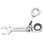 Facom 467S.11SLS Tethered Short Ratcheting Combination Spanner Wrench – 11mm